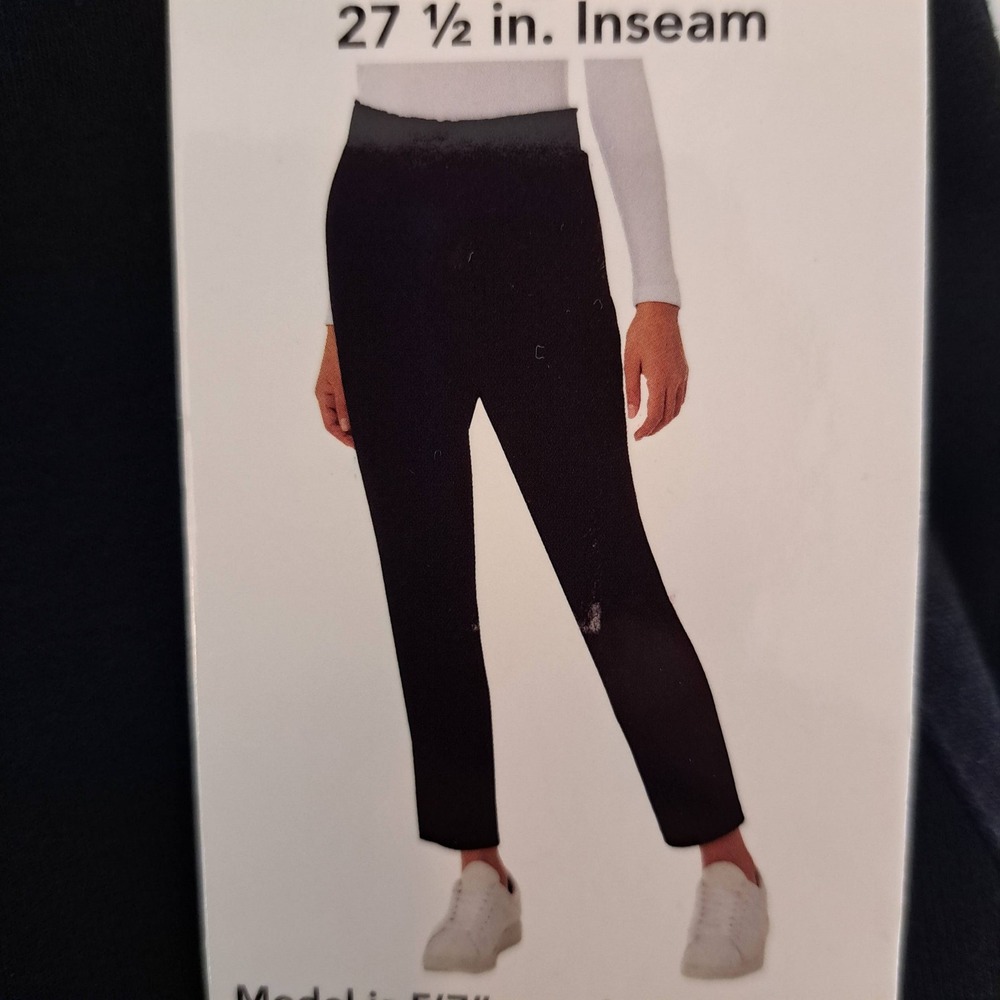 32 Degrees Womens Pants XL Black NWT Stretch Knit 1697-182